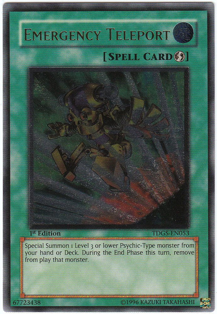 Emergency Teleport [TDGS-EN053] Ultimate Rare Yu-Gi-Oh!