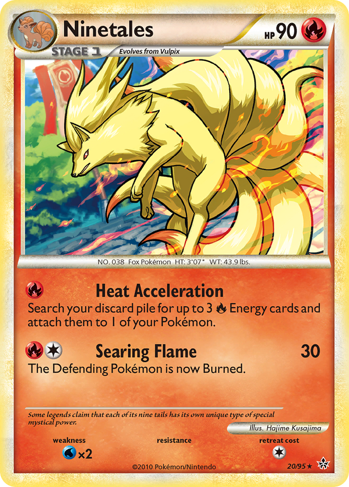 Ninetales (20/95) [HeartGold & SoulSilver: Unleashed] Pokémon