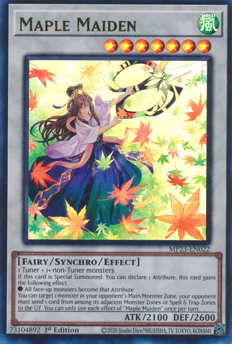 Maple Maiden [MP23-EN022] Ultra Rare Yu-Gi-Oh!