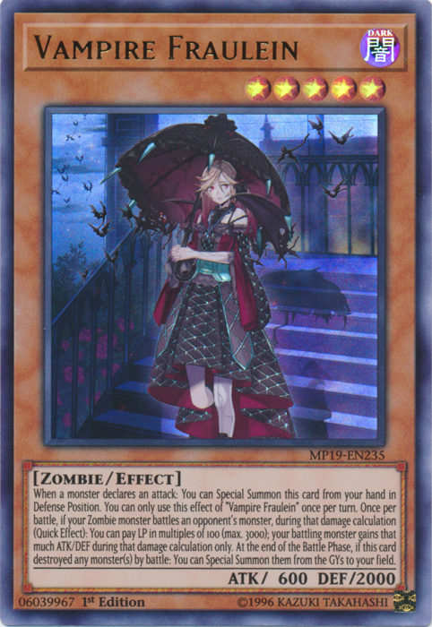 Vampire Fraulein [MP19-EN235] Ultra Rare Yu-Gi-Oh!
