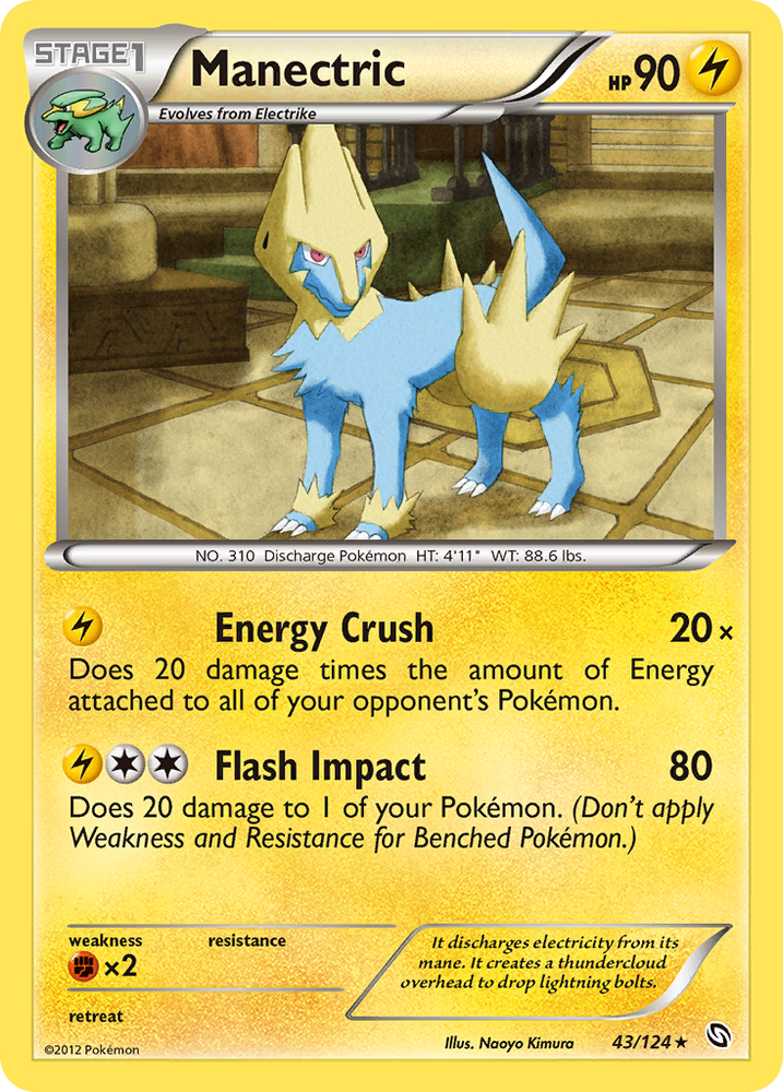 Manectric (43/124) [Black & White: Dragons Exalted] Pokémon