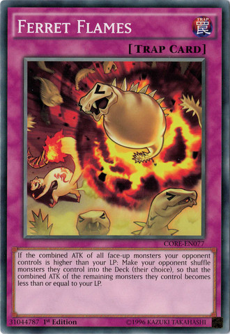 Ferret Flames [CORE-EN077] Common Yu-Gi-Oh!