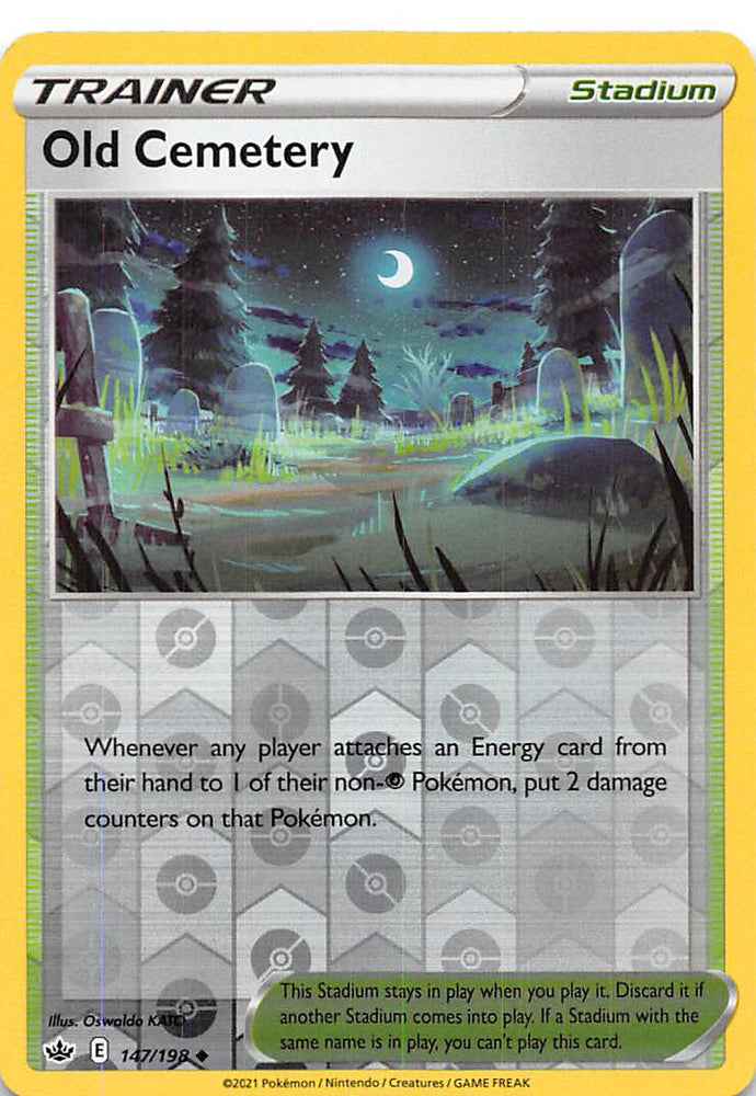 Old Cemetery (147/198) [Sword & Shield: Chilling Reign] Pokémon