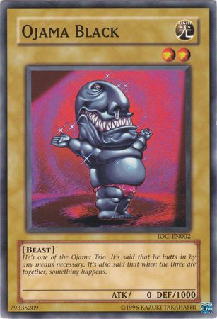 Ojama Black [IOC-EN002] Common Yu-Gi-Oh!