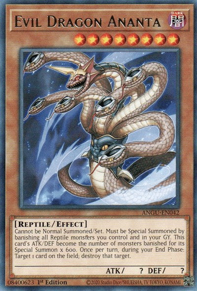 Evil Dragon Ananta (Rare) [ANGU-EN042] Rare Yu-Gi-Oh!