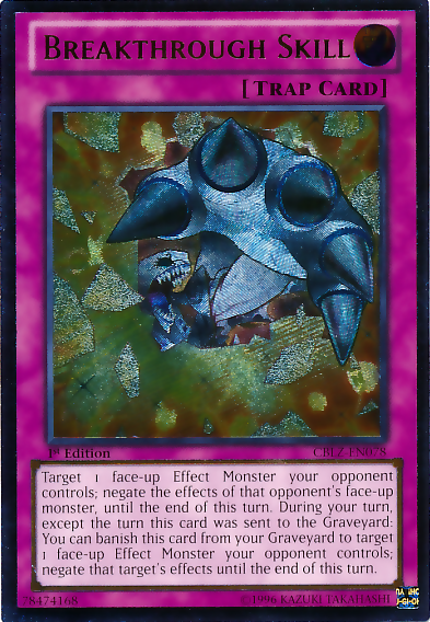 Breakthrough Skill [CBLZ-EN078] Ultimate Rare Yu-Gi-Oh!