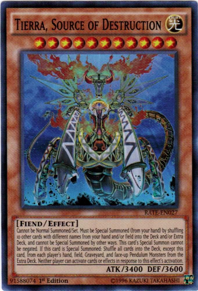 Tierra, Source of Destruction [RATE-EN027] Super Rare Yu-Gi-Oh!