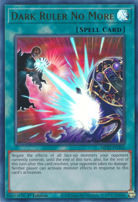 Dark Ruler No More [MP22-EN262] Ultra Rare Yu-Gi-Oh!