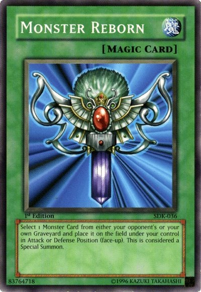 Monster Reborn [SDK-036] Common Yu-Gi-Oh!