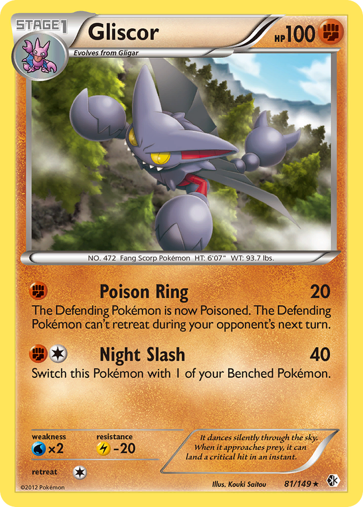 Gliscor (81/149) [Black & White: Boundaries Crossed] Pokémon