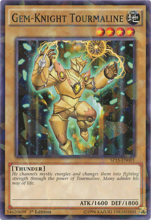 Gem-Knight Tourmaline [SP15-EN001] Shatterfoil Rare Yu-Gi-Oh!