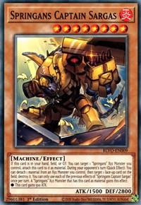 Springans Captain Sargas [BLVO-EN009] Common Yu-Gi-Oh!