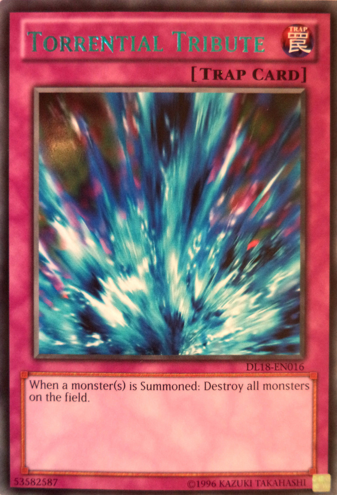 Torrential Tribute (Blue) [DL18-EN016] Rare Yu-Gi-Oh!