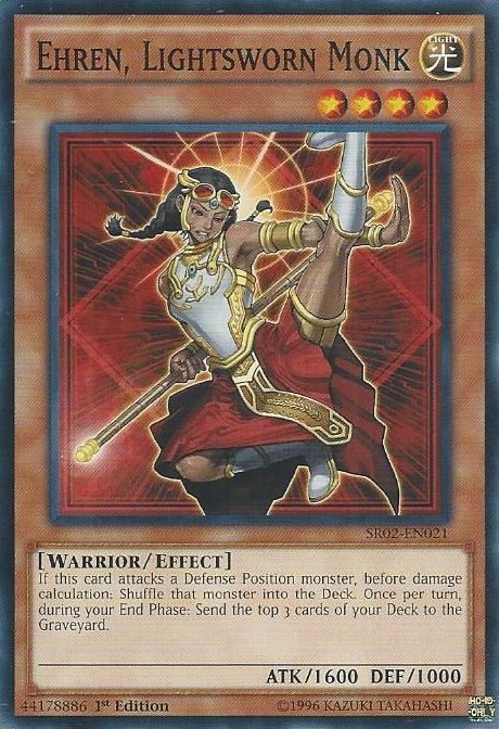 Ehren, Lightsworn Monk [SR02-EN021] Common Yu-Gi-Oh!