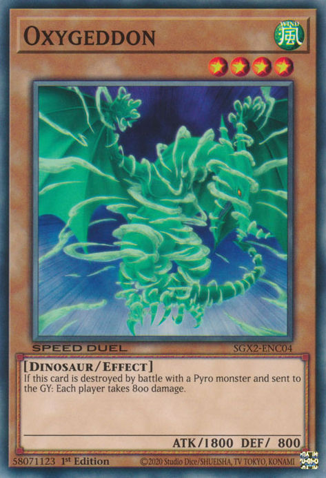 Oxygeddon [SGX2-ENC04] Common Yu-Gi-Oh!