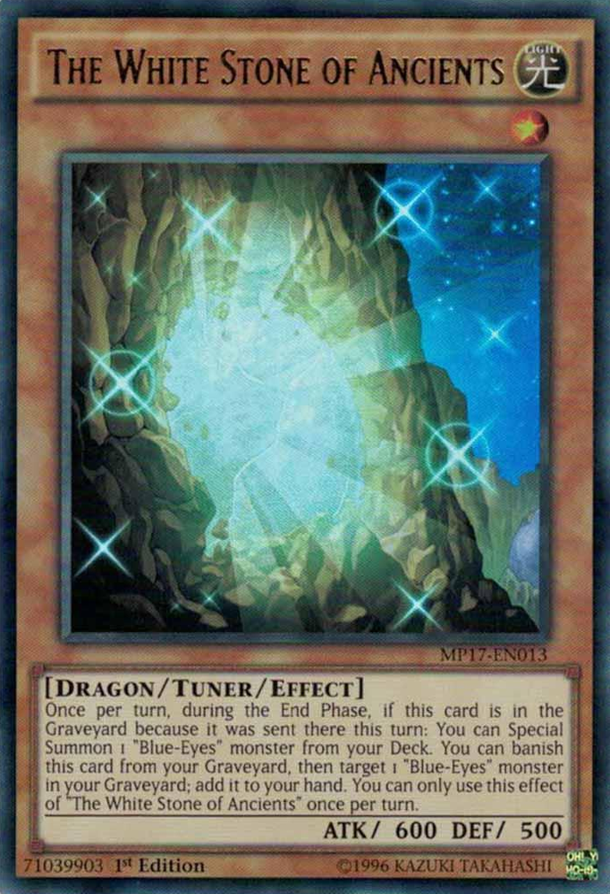 The White Stone of Ancients [MP17-EN013] Ultra Rare Yu-Gi-Oh!