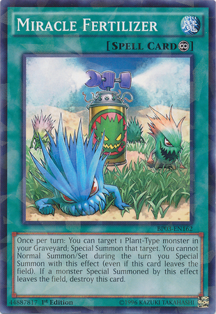 Miracle Fertilizer [BP03-EN162] Shatterfoil Rare Yu-Gi-Oh!