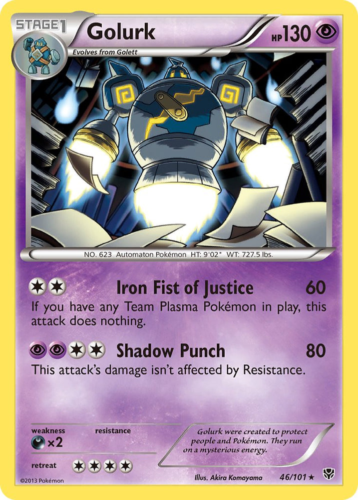 Golurk (46/101) (Theme Deck Exclusive) [Black & White: Plasma Blast] Pokémon