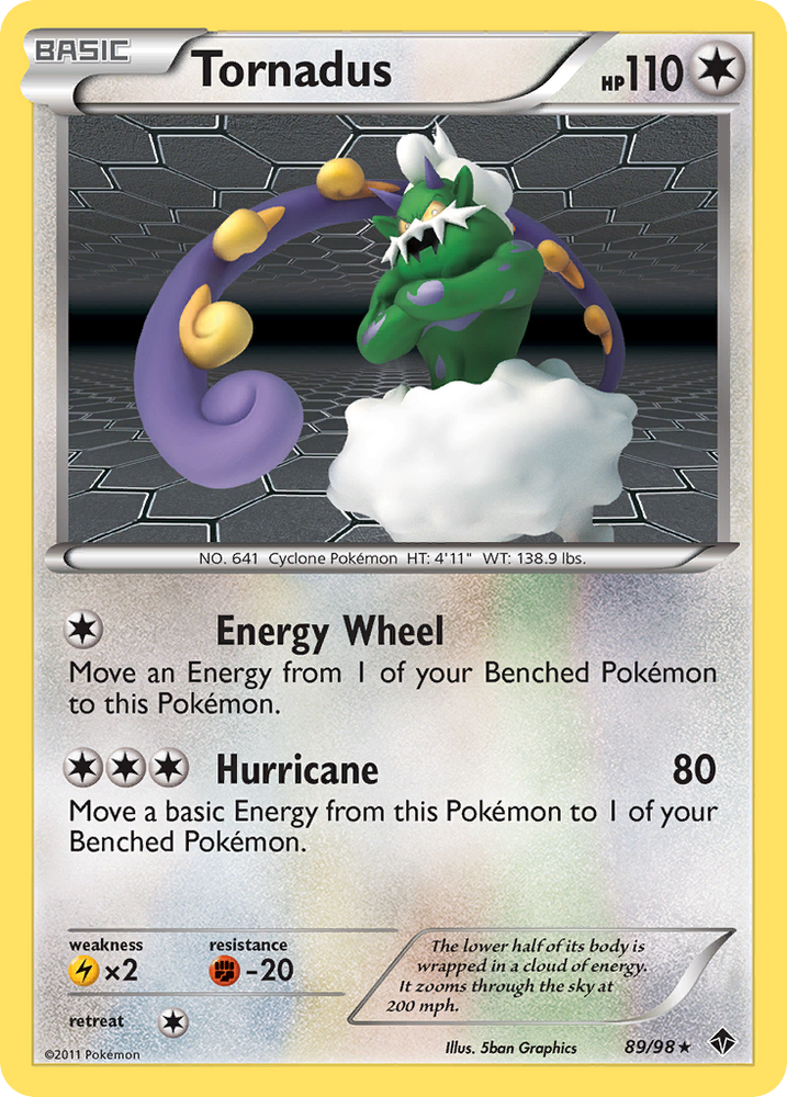Tornadus (89/98) [Black & White: Emerging Powers] Pokémon
