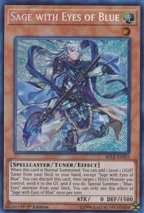 Sage with Eyes of Blue [BLLR-EN055] Secret Rare Yu-Gi-Oh!