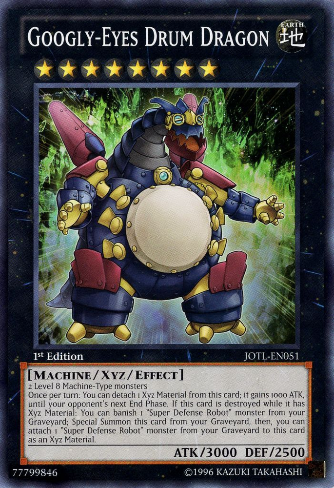 Googly-Eyes Drum Dragon [JOTL-EN051] Common Yu-Gi-Oh!