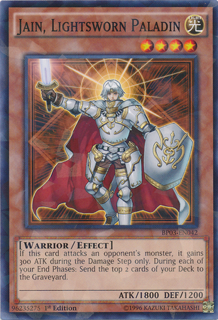 Jain, Lightsworn Paladin [BP03-EN042] Shatterfoil Rare Yu-Gi-Oh!