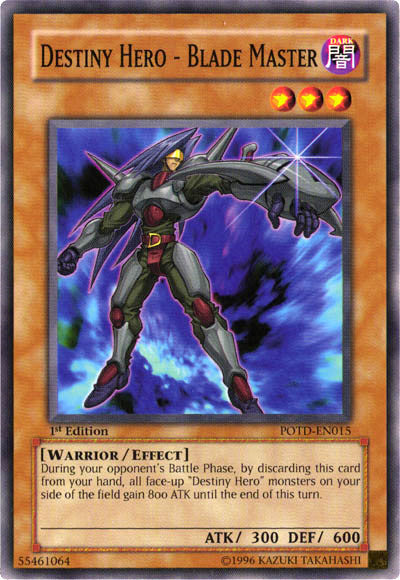 Destiny Hero - Blade Master [POTD-EN015] Common Yu-Gi-Oh!