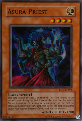 Asura Priest [LOD-EN071] Super Rare Yu-Gi-Oh!