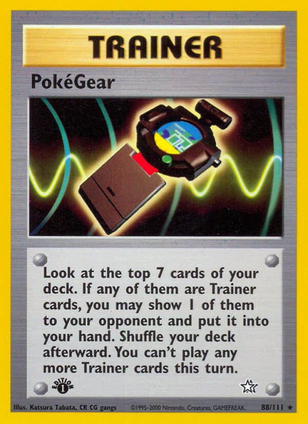 PokeGear (88/111) [Neo Genesis 1st Edition] Pokémon
