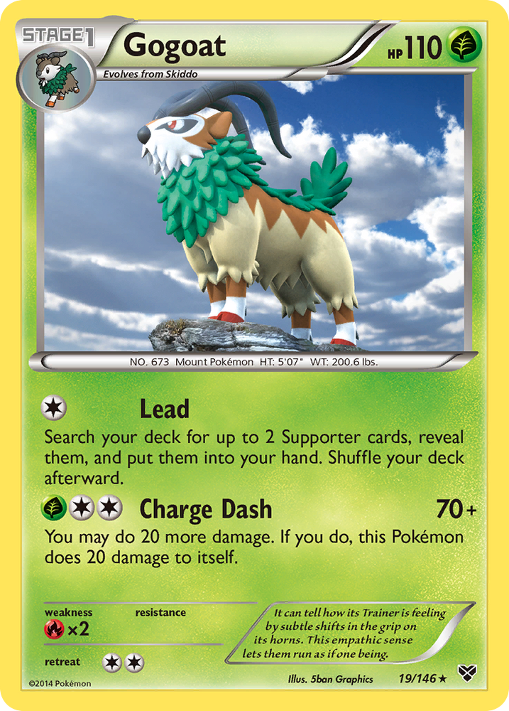 Gogoat (19/146) [XY: Base Set] Pokémon