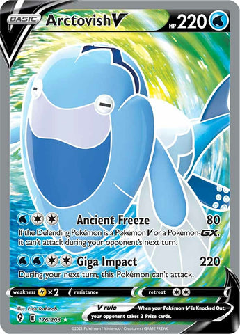 Arctovish V (176/203) [Sword & Shield: Evolving Skies] Pokémon