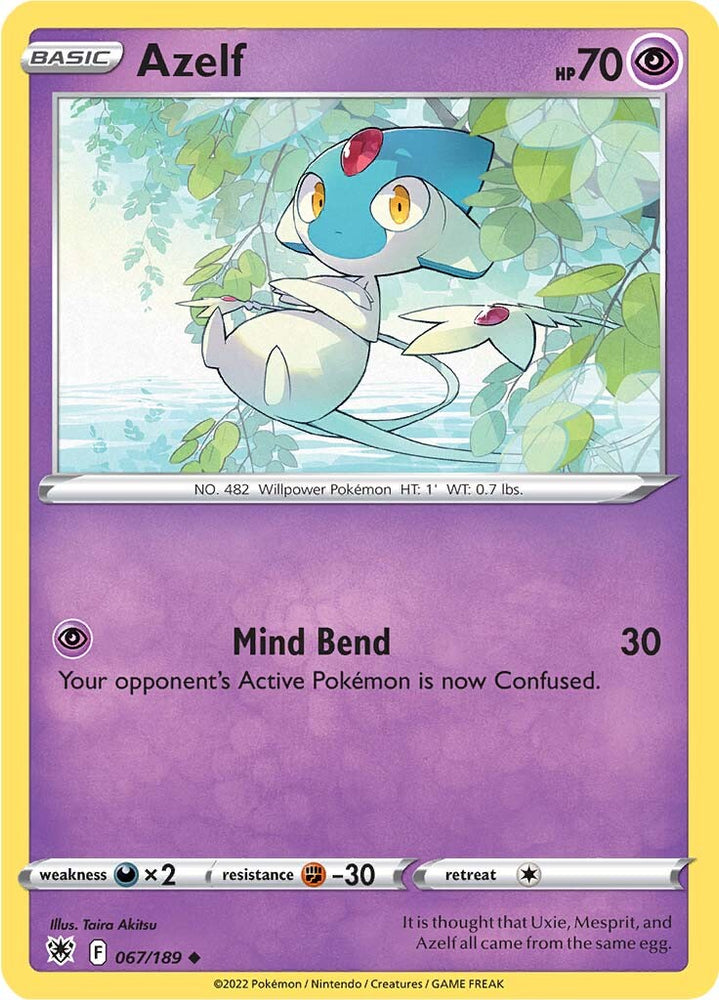 Azelf (067/189) [Sword & Shield: Astral Radiance] Pokémon