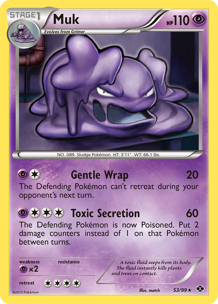 Muk (53/99) [Black & White: Next Destinies] Pokémon