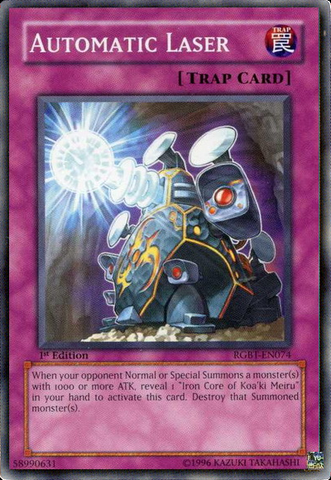 Automatic Laser [RGBT-EN074] Common Yu-Gi-Oh!