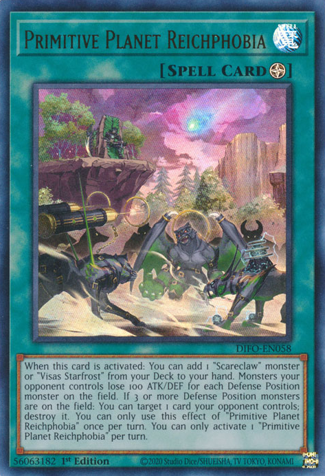 Primitive Planet Reichphobia [DIFO-EN058] Ultra Rare Yu-Gi-Oh!