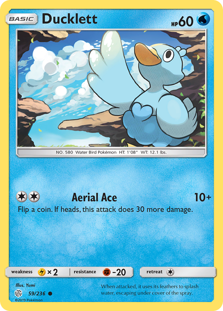 Ducklett (59/236) [Sun & Moon: Cosmic Eclipse] Pokémon