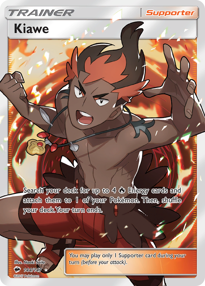 Kiawe (144/147) [Sun & Moon: Burning Shadows] Pokémon