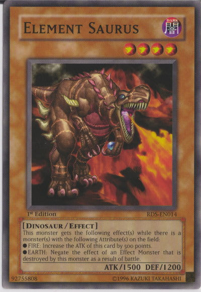 Element Saurus [RDS-EN014] Common Yu-Gi-Oh!