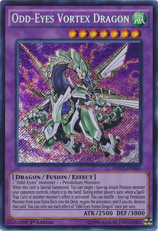 Odd-Eyes Vortex Dragon [DOCS-EN045] Secret Rare Yu-Gi-Oh!
