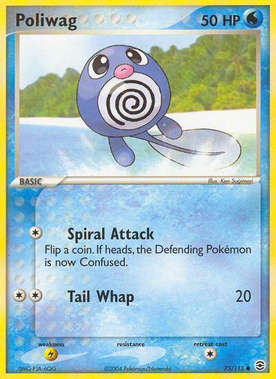 Poliwag (75/112) [EX: FireRed & LeafGreen] Pokémon