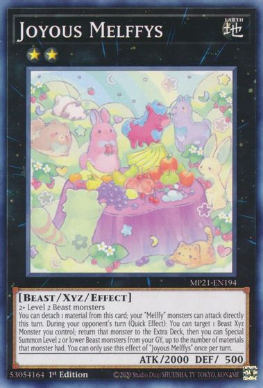 Joyous Melffys [MP21-EN194] Common Yu-Gi-Oh!