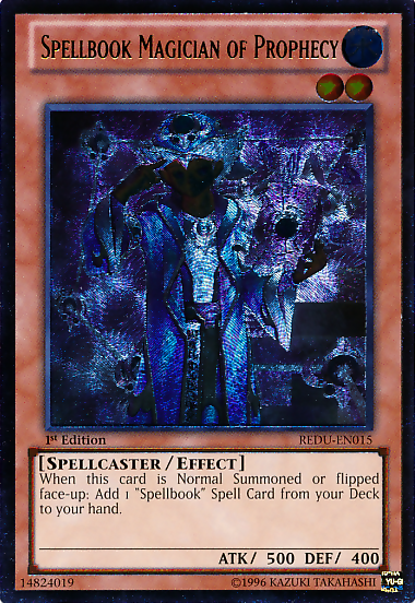 Spellbook Magician of Prophecy [REDU-EN015] Ultimate Rare Yu-Gi-Oh!