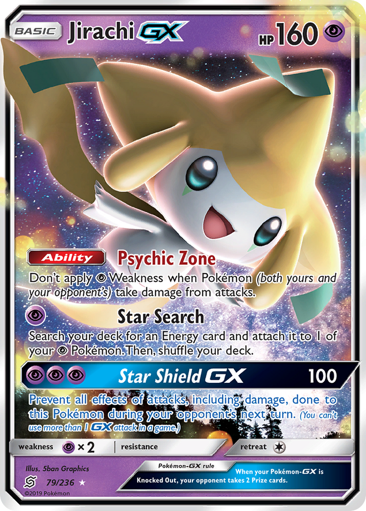 Jirachi GX (79/236) [Sun & Moon: Unified Minds] Pokémon