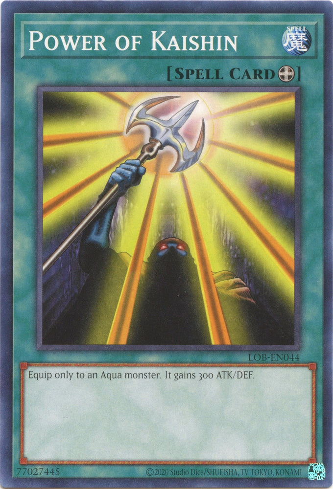 Power of Kaishin (25th Anniversary) [LOB-EN044] Common Yu-Gi-Oh!