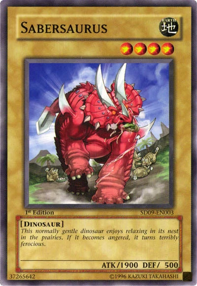 Sabersaurus [SD09-EN003] Common Yu-Gi-Oh!