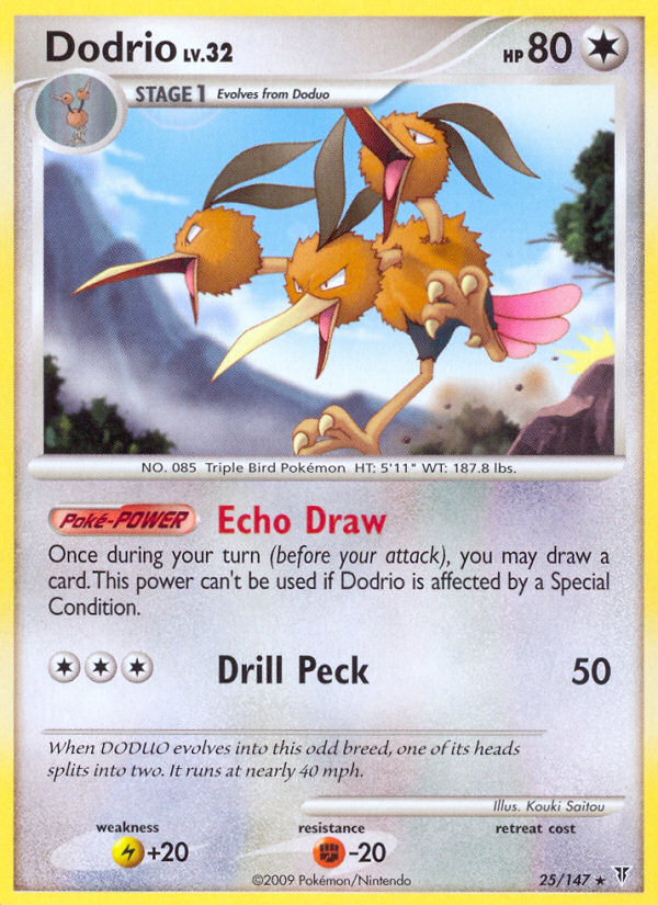 Dodrio (25/147) [Platinum: Supreme Victors] Pokémon
