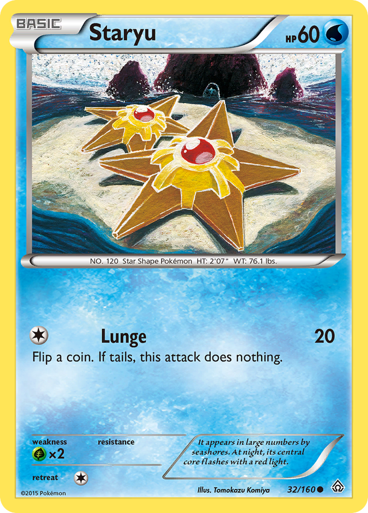 Staryu (32/160) [XY: Primal Clash] Pokémon