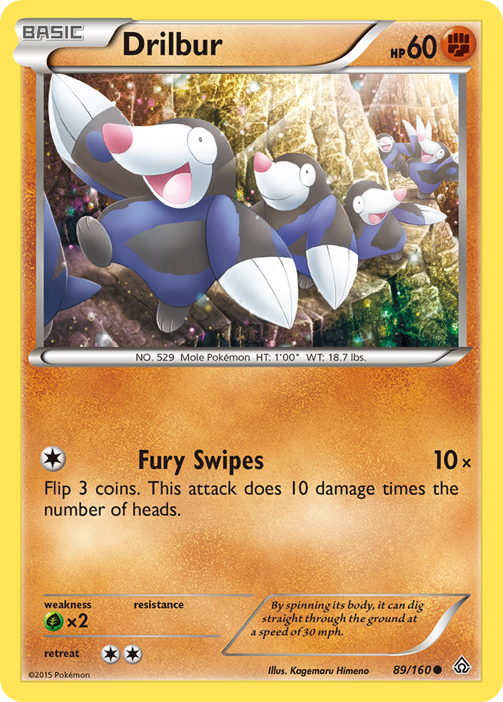 Drilbur (89/160) [XY: Primal Clash] Pokémon