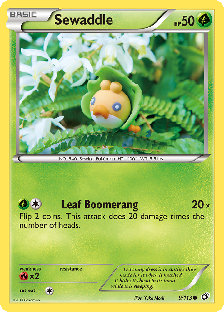 Sewaddle (9/113) [Black & White: Legendary Treasures] Pokémon