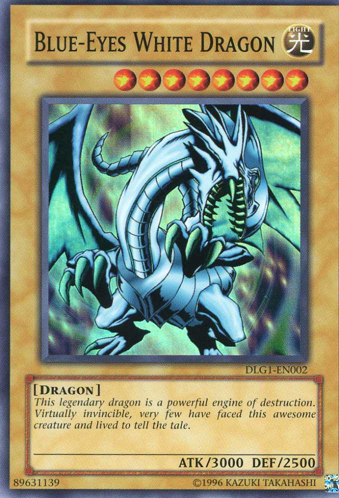 Blue-Eyes White Dragon [DLG1-EN002] Super Rare Yu-Gi-Oh!